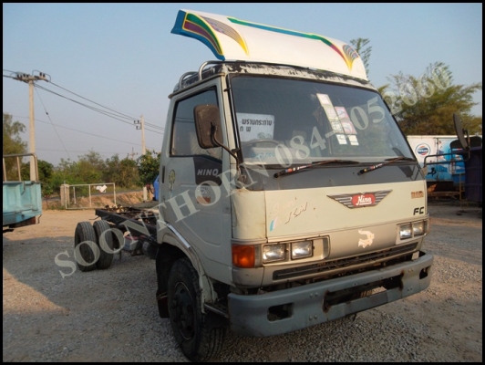ขายด่วน รถบรรทุก 6 ล้อ HINO FC2W  120 แรง ซุบเปอร์เสี่ย รถห้างแท้(หัวคัซซี) รถสภาพเดิมๆสวยสด พร้อมใช้ ราคาสุดคุ้ม
