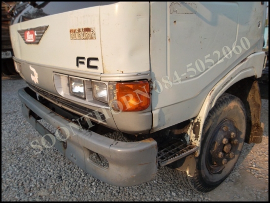 ขายด่วน รถบรรทุก 6 ล้อ HINO FC2W  120 แรง ซุบเปอร์เสี่ย รถห้างแท้(หัวคัซซี) รถสภาพเดิมๆสวยสด พร้อมใช้ ราคาสุดคุ้ม