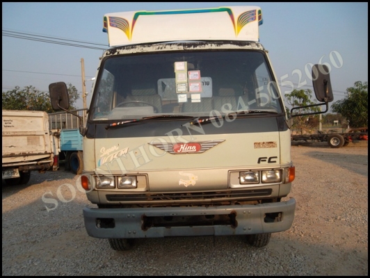 ขายด่วน รถบรรทุก 6 ล้อ HINO FC2W  120 แรง ซุบเปอร์เสี่ย รถห้างแท้(หัวคัซซี) รถสภาพเดิมๆสวยสด พร้อมใช้ ราคาสุดคุ้ม