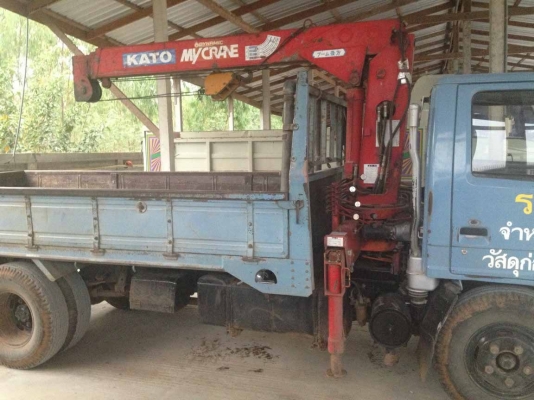 ขายรถ 6 ล้อ กระบะคาร์โก้ ติดเครน KATO MyCRAE 2.5 ตัน ISUZU NKR 110 สภาพใช้งานอยู่