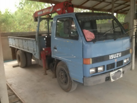 ขายรถ 6 ล้อ กระบะคาร์โก้ ติดเครน KATO MyCRAE 2.5 ตัน ISUZU NKR 110 สภาพใช้งานอยู่