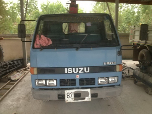 ขายรถ 6 ล้อ กระบะคาร์โก้ ติดเครน KATO MyCRAE 2.5 ตัน ISUZU NKR 110 สภาพใช้งานอยู่