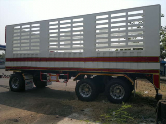 ขายลูกพ่วง 3 เพลา ใหม่แกะกล่องยังไม่ได้ใช้งาน ปี.56 กระบะเหล็กคอกเกษตรไม่ดั้ม ยาว.8.50 สูง.2.40 เมตร อู่.พิรุฬห์ แอสเซมบลี้ย์ สนใจรีบจองด่วน