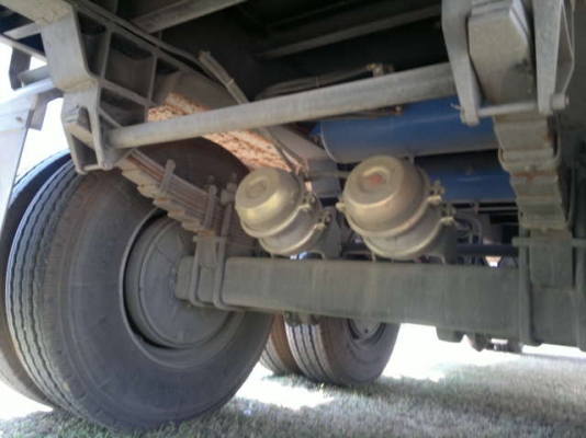 ขายลูกพ่วง 3 เพลา กระบะเหล้กคอกเกษตรไม่ดั้ม ปี.56 ใช้งานแค่เดือนกว่าๆ อู่.พิรุฬ สภาพสวย