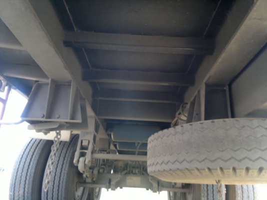 ขายลูกพ่วง 3 เพลา กระบะเหล้กคอกเกษตรไม่ดั้ม ปี.56 ใช้งานแค่เดือนกว่าๆ อู่.พิรุฬ สภาพสวย