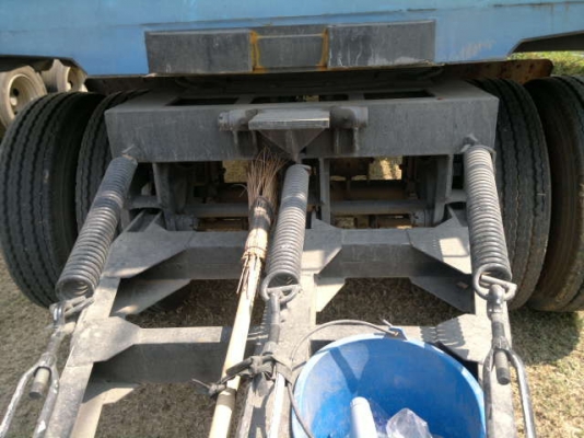 ขายลูกพ่วง 3 เพลา กระบะเหล้กคอกเกษตรไม่ดั้ม ปี.56 ใช้งานแค่เดือนกว่าๆ อู่.พิรุฬ สภาพสวย