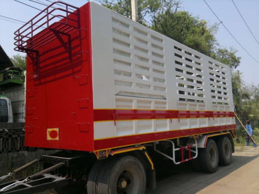 ขายลูกพ่วง 3 เพลา กระบะเหล็กคอกเกษตรไม่ดั้ม อู่.ไทยรุ่ง กลกาล ปี.54 สภาพสวย บอร์ดี้สวย รีบจองด่วน