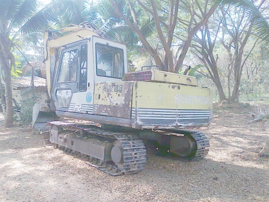 ขายด่วน!..รถแบคโฮ SUMITOMO SH120  F2 มีใบอินวอยล์ รถสวย แรงขุดดี ทำงานไว ประหยัด ต่อรองได้.