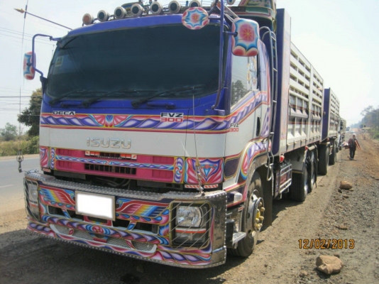 ขายรถบรรทุกพ่วงดั้ม ISUZU DECA 300 ปี54 เครื่องดี คัสชีส์สวยๆๆ พร้อมใช้งานครับ