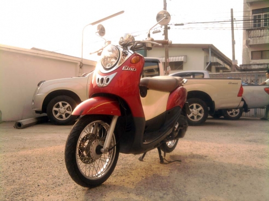 ขออนุญาติขาย Yamaha Fino 115 cc. มือเดียว สีแดงขาว