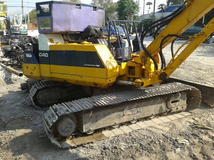 ขายรถแบคโฮ KOMATSU PC40 เพิ่งมาจากญี่ปุ่น