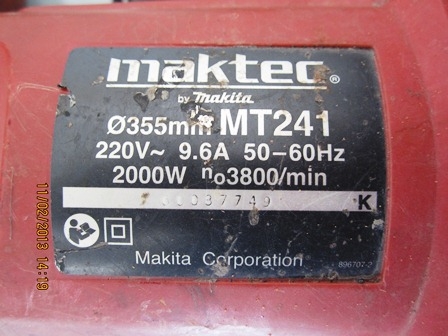 เครื่องตัดไฟเบอร์Maktec,Makita 14นิ้ว,ตู้เชื่อมTelwin ถูกๆ