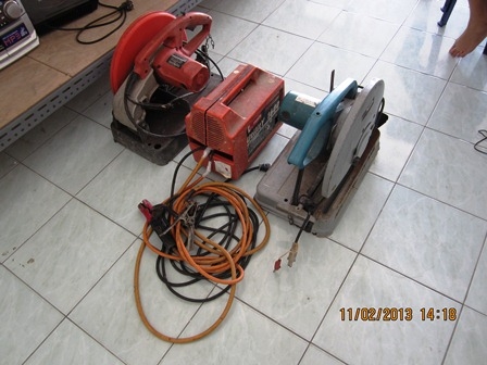 เครื่องตัดไฟเบอร์Maktec,Makita 14นิ้ว,ตู้เชื่อมTelwin ถูกๆ