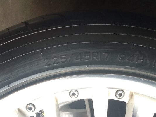 ขายล้อขอบ 17 6รู พร้อมยาง ครบชุด 4ล้อ