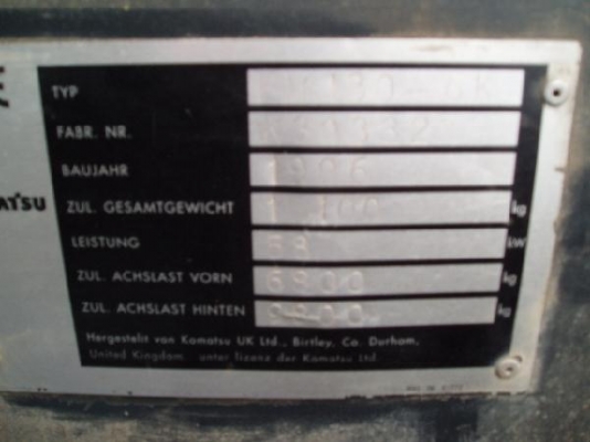 PW130-6 # K30332 1999yr 5700hrs.