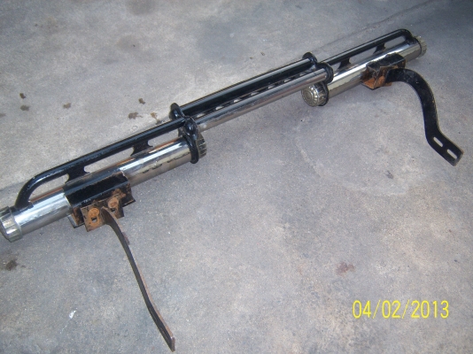 กันชนท้ายกะบะพร้อมขา