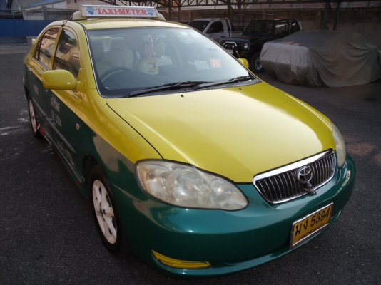 ขาย Toyota Altis 1.6E MT Taxi meter เขียว-เหลือง ปี02.