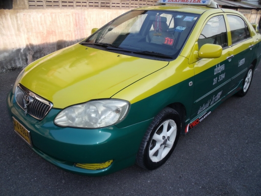 ขาย Toyota Altis 1.6E MT Taxi meter เขียว-เหลือง ปี02.