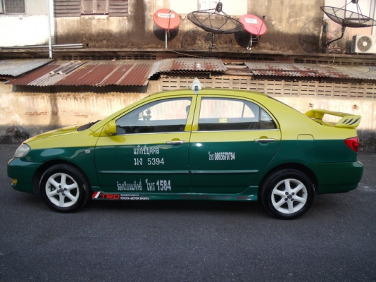 ขาย Toyota Altis 1.6E MT Taxi meter เขียว-เหลือง ปี02.