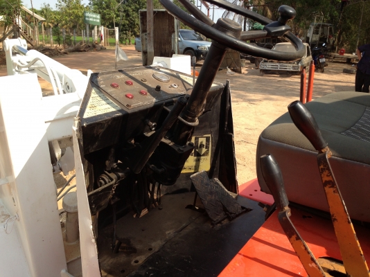 รถตักTCM 808 เครื่องยนต์ดีเซลคูโบต้า 4 สูบ ตักได้ 1คิว