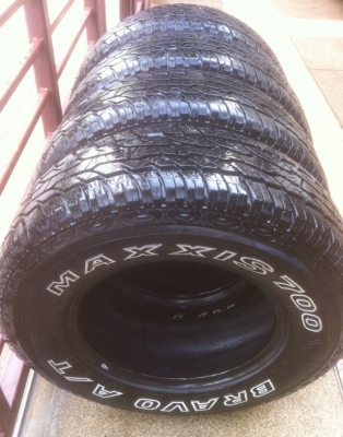 ยาง All Maxxis 225 75 15 ปี12 ดอกเต็มๆ ราคาไม่แพง