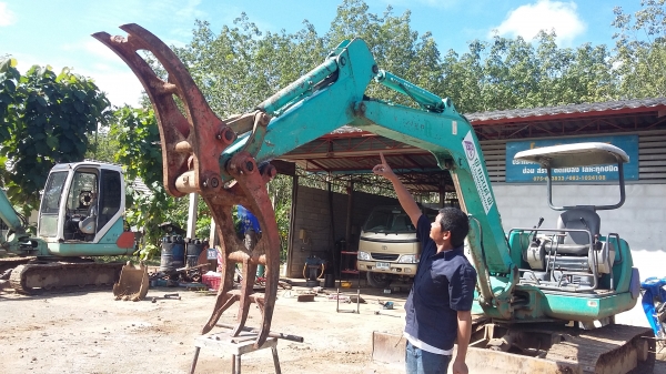 หัว คีบไม้ แมคโฮทุกรุ่น