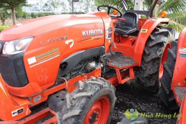 รถไถมือสองพร้อมใช้ KUBOTA MAX รุ่น L4708 พร้อมใบดันหน้า จัดส่งฟรี