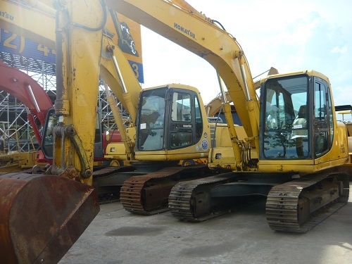 รถขุด Komatsu PC120-6ZE เพิ่งเหยียบถึงไทย รถเก่านอก นำเข้าจากญี่ปุ่น สภาพเดิมๆ