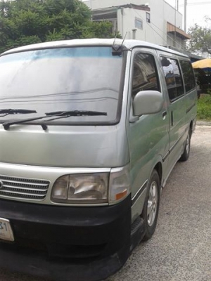 ขายรถตู้หัวจรวด TOYOTA HIACE ปี 1995 เครื่อง 2JZ- เกียร์ออโต้