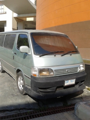 ขายรถตู้หัวจรวด TOYOTA HIACE ปี 1995 เครื่อง 2JZ- เกียร์ออโต้