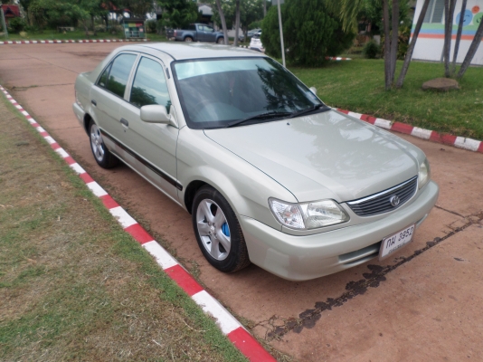 ขายรถเก๋งTOYOTA SOLUNA 1.5 SLi ปี2001 รถบ้านแท้สวยๆไร้ตำหนิประหยัดน้ำมันสุดๆ รถผู้หญิงใช้ภายในสะอาดพวงมาลัยเพาวเวอร์รถสวยภาษี+พรบปี59 ไม่เคยมีอุบัตติเหตุ ไม่เคยติดแก๊ส/แอร์เย็นจัด/ชีดีMP3/ยางดี4เส้น เครื่อง/เกียร์/ช่วงล่างแน่นมากลองขับได้ท้าพิสูจน์สภาพพร้