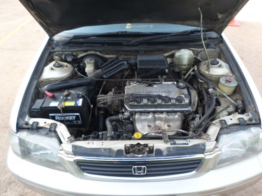 ขายHONDA City 1.3cc หัวฉีด พวงมาลัยพาเวอร์ กระจกไฟฟ้า เซนทรัลล็อค แอร์เย็นจัด เครื่องเล่นชีดี+USB ล้อแม๊กยางดี4เส้นภาษีเต็มเอกสารพร้อมโอน สีบรอนทอง รถปลายปี 39 ขับดี เครื่องดีประหยัดน้ำมันสุดๆรถเดิมๆรถไม่เคยติดแก๊ส ภายในเดิมสวย รถบ้านเเท้ๆ เจ้าของเดิมเป็น
