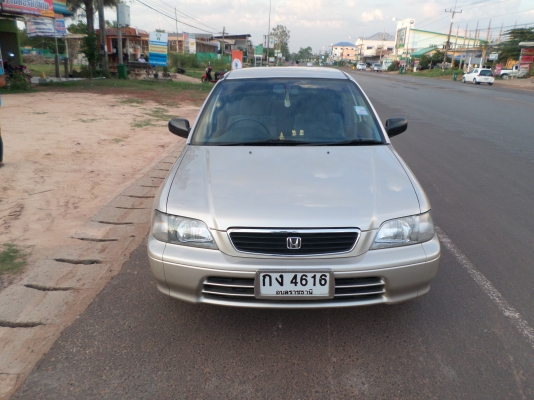 ขายHONDA City 1.3cc หัวฉีด พวงมาลัยพาเวอร์ กระจกไฟฟ้า เซนทรัลล็อค แอร์เย็นจัด เครื่องเล่นชีดี+USB ล้อแม๊กยางดี4เส้นภาษีเต็มเอกสารพร้อมโอน สีบรอนทอง รถปลายปี 39 ขับดี เครื่องดีประหยัดน้ำมันสุดๆรถเดิมๆรถไม่เคยติดแก๊ส ภายในเดิมสวย รถบ้านเเท้ๆ เจ้าของเดิมเป็น