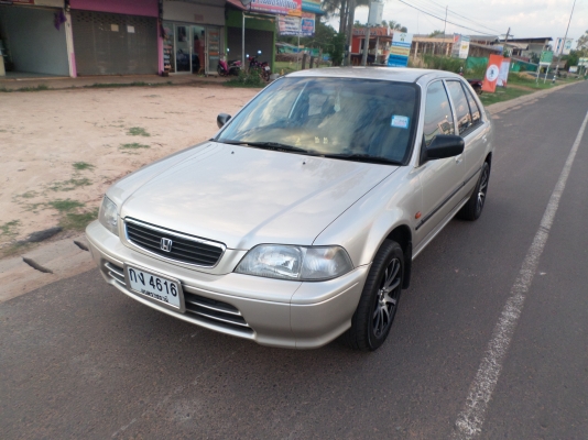 ขายHONDA City 1.3cc หัวฉีด พวงมาลัยพาเวอร์ กระจกไฟฟ้า เซนทรัลล็อค แอร์เย็นจัด เครื่องเล่นชีดี+USB ล้อแม๊กยางดี4เส้นภาษีเต็มเอกสารพร้อมโอน สีบรอนทอง รถปลายปี 39 ขับดี เครื่องดีประหยัดน้ำมันสุดๆรถเดิมๆรถไม่เคยติดแก๊ส ภายในเดิมสวย รถบ้านเเท้ๆ เจ้าของเดิมเป็น