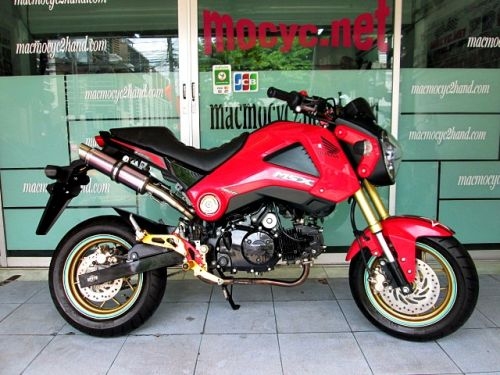 msx สีแดง ตัวใหม่แมกซ์สีทอง คันนี้แต่งเท่ ด้วยท่อคู่ เกียโยง เครื่องเดิม รถเดือน กรกฎาคม ปี 57  แถม 4 รายการ 56900