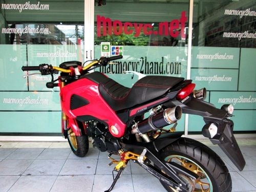 msx สีแดง ตัวใหม่แมกซ์สีทอง คันนี้แต่งเท่ ด้วยท่อคู่ เกียโยง เครื่องเดิม รถเดือน กรกฎาคม ปี 57  แถม 4 รายการ 56900