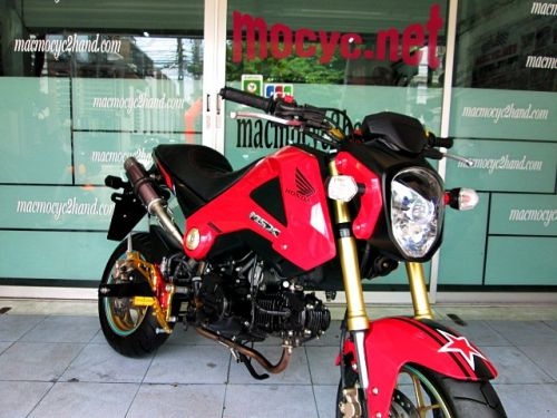 msx สีแดง ตัวใหม่แมกซ์สีทอง คันนี้แต่งเท่ ด้วยท่อคู่ เกียโยง เครื่องเดิม รถเดือน กรกฎาคม ปี 57  แถม 4 รายการ 56900