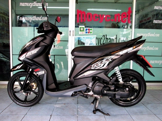 MIO 125 i ลาย MX ตัวท็อปล้อแมกซ์ แปลงเป็นสีดำสีขายดี รถเดือน ม.ค.ปี56 ไมล์ 13*** โล  แถม 3 รายการ 28900