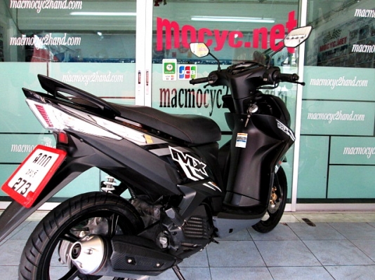 MIO 125 i ลาย MX ตัวท็อปล้อแมกซ์ แปลงเป็นสีดำสีขายดี รถเดือน ม.ค.ปี56 ไมล์ 13*** โล  แถม 3 รายการ 28900