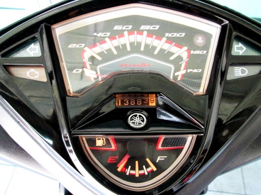 MIO 125 i ลาย MX ตัวท็อปล้อแมกซ์ แปลงเป็นสีดำสีขายดี รถเดือน ม.ค.ปี56 ไมล์ 13*** โล  แถม 3 รายการ 28900