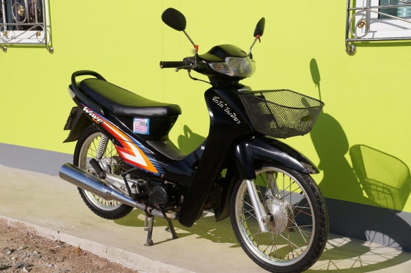 ขาย HONDA WAVE 100 รถปี 45 เอกสารทะเบียนครบพร้อมโอน ภาษี พรบ เต็มไม่ขาดต่อ 2558
