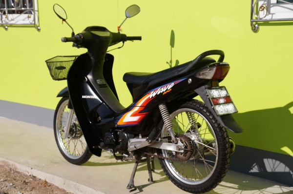 ขาย HONDA WAVE 100 รถปี 45 เอกสารทะเบียนครบพร้อมโอน ภาษี พรบ เต็มไม่ขาดต่อ 2558