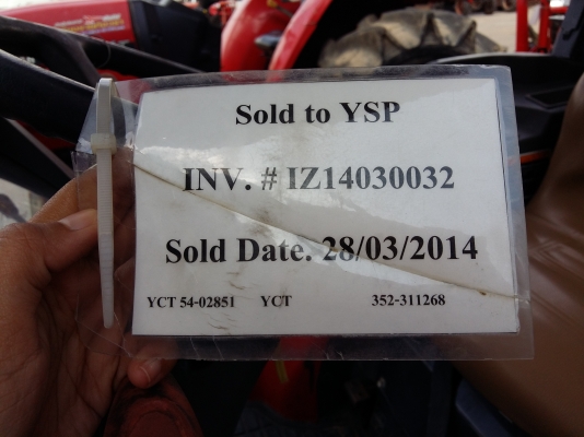 เปิดประมูลรถแทรคเตอร์ YANMAR EF352TLX มือสองสภาพเยี่ยมกว่า 80 คัน ราคา 99,999.- ที่สยามอินเตอร์การประมูล 6 มิ.ย. 58นี้