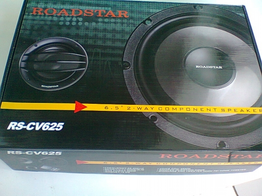 ลำโพงชุดแยกชิ้นแบบ 2 ทาง ROADSTAR : RS-CV625