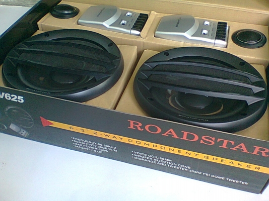 ลำโพงชุดแยกชิ้นแบบ 2 ทาง ROADSTAR : RS-CV625
