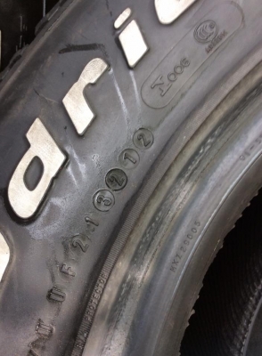 ยาง BF ALL  285-75-16 ปี12