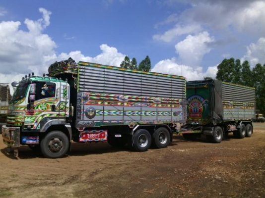 ขายรถบรรทุก 22 ล้อ พ่วงแม่-ลูกดั๊มพ์ ยี่ห้อ ISUZU DEGA FXZ 360 แรงม้า ปี 2553  ( เจ้าของขายเอง  ไม่รับนายหน้า )