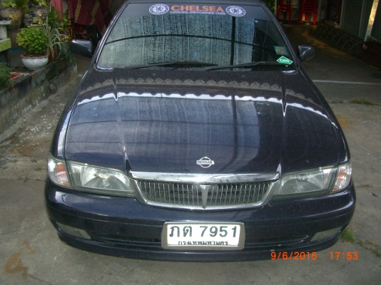 NISSAN SUNNY SALOON น้ำมัน+NGV ปี 2000 สภาพดีมากตรวจเช็คมีใบรับประกัน