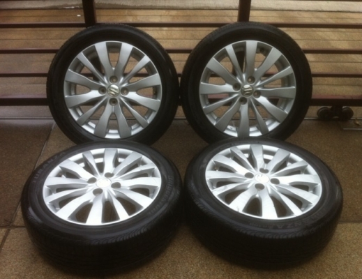 ล้อSuzuki Swift ชอบ16 พร้อมยาง Bridgestone ปี13