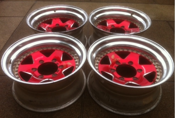 ล้อ off road ขอบ15 6รู139 made in Japan สภาพดี สีเดิมจากญี่ปุ่น ล้อ off road ขอบ15 6รู139 made in Japan สภาพดี สีเดิมจากญี่ปุ่น